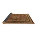 Sideview of Persian Brown Traditional Rug, tr2540brn