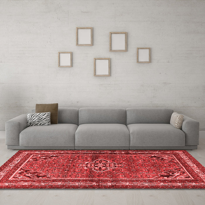 Traditional Red Washable Rugs
