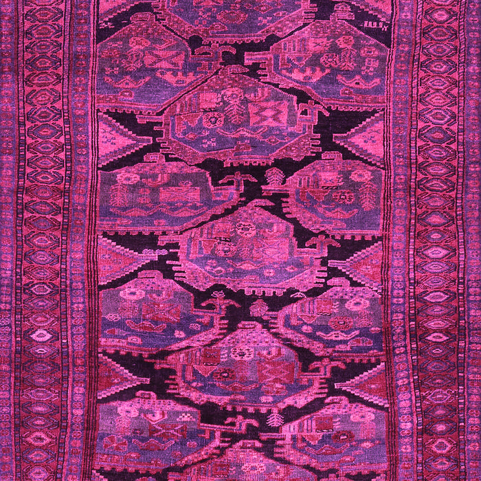 Machine Washable Persian Pink Traditional Rug, wshtr2541pnk