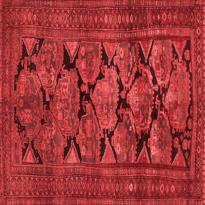 Machine Washable Persian Red Traditional Rug, wshtr2541red