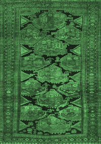 Persian Emerald Green Traditional Rug, tr2541emgrn