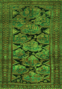 Persian Green Traditional Rug, tr2541grn