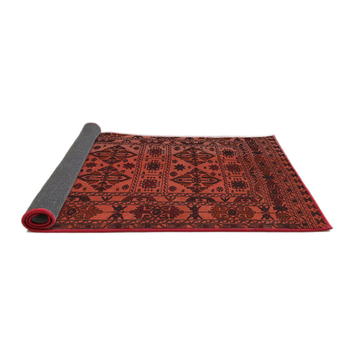 Sideview of Traditional Crimson Red Persian Rug, tr2542