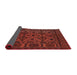 Sideview of Traditional Crimson Red Persian Rug, tr2542