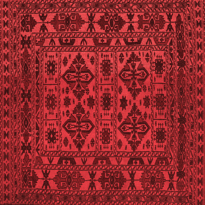 Machine Washable Persian Red Traditional Rug, wshtr2542red