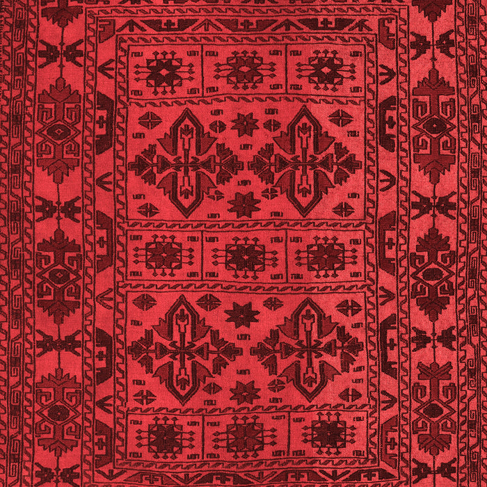 Machine Washable Persian Red Traditional Rug, wshtr2542red