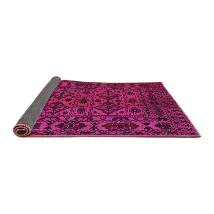Sideview of Persian Pink Traditional Rug, tr2542pnk
