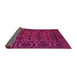 Sideview of Persian Pink Traditional Rug, tr2542pnk