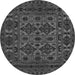 Square Persian Gray Traditional Rug, tr2542gry