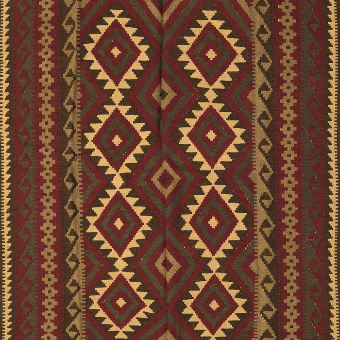Southwestern Brown Country Rug, tr2543brn