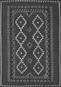 Southwestern Gray Country Rug, tr2543gry