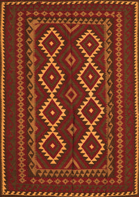 Southwestern Orange Country Rug, tr2543org