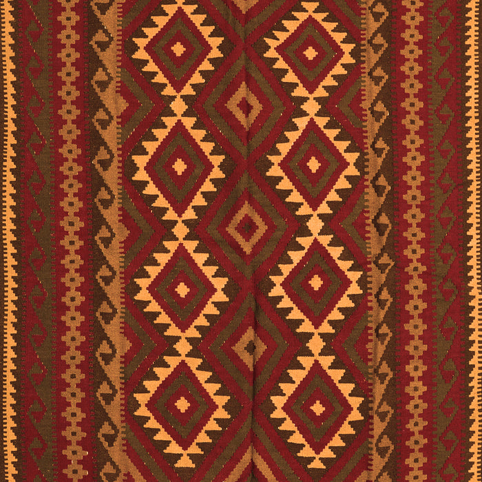 Southwestern Orange Country Rug, tr2543org