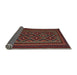 Sideview of Traditional Brown Southwestern Rug, tr2544