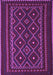 Southwestern Purple Country Rug, tr2544pur