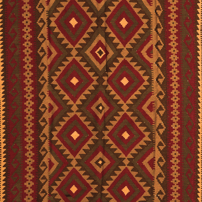 Southwestern Orange Country Rug, tr2544org