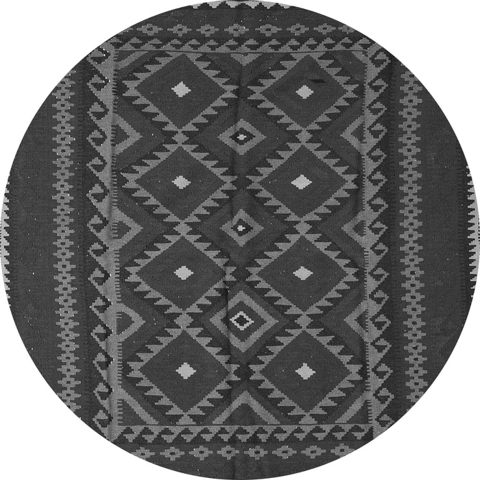 Square Southwestern Gray Country Rug, tr2544gry