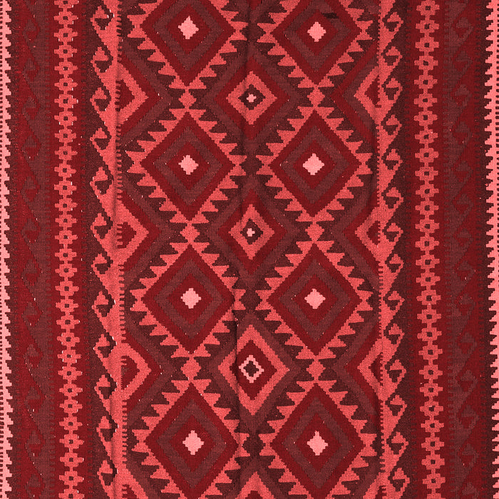 Machine Washable Southwestern Red Country Rug, wshtr2544red