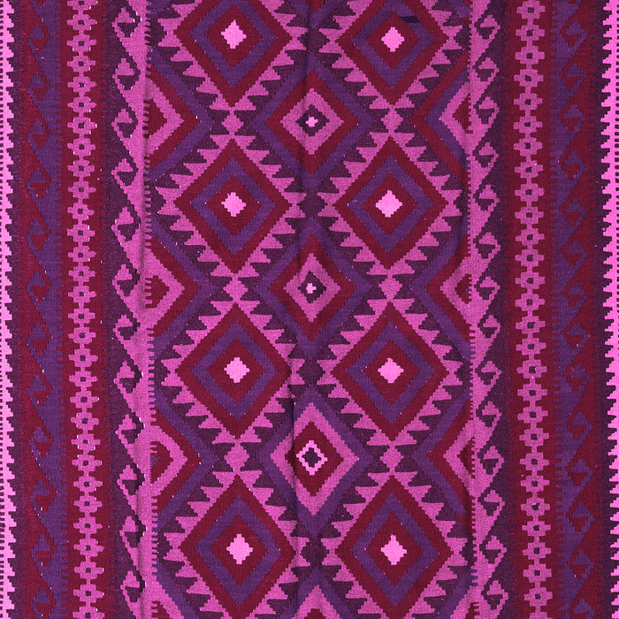 Machine Washable Southwestern Pink Country Rug, wshtr2544pnk