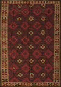 Southwestern Brown Country Rug, tr2545brn