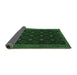 Sideview of Southwestern Emerald Green Country Rug, tr2545emgrn