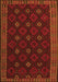 Southwestern Orange Country Rug, tr2545org