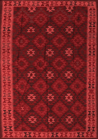 Southwestern Red Country Rug, tr2545red