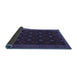 Sideview of Southwestern Blue Country Rug, tr2545blu