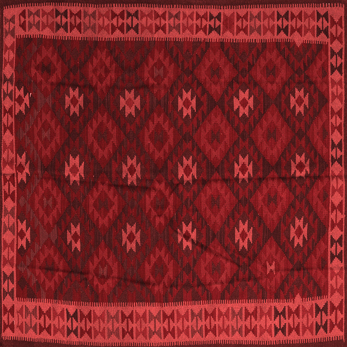 Machine Washable Southwestern Red Country Rug, wshtr2545red