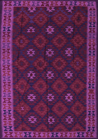 Southwestern Purple Country Rug, tr2545pur