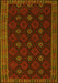 Southwestern Yellow Country Rug, tr2545yw