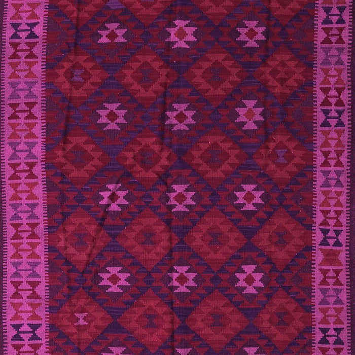 Machine Washable Southwestern Pink Country Rug, wshtr2545pnk