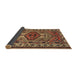 Sideview of Traditional Bronze Brown Persian Rug, tr2546
