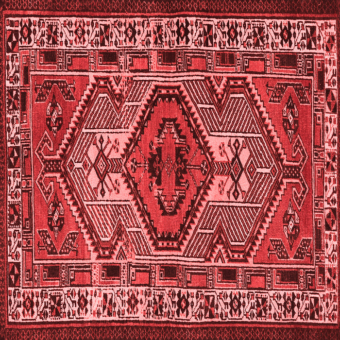 Machine Washable Persian Red Traditional Rug, wshtr2546red