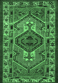 Persian Emerald Green Traditional Rug, tr2546emgrn