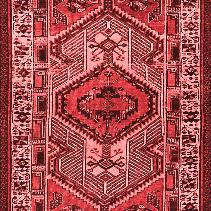 Machine Washable Persian Red Traditional Rug, wshtr2546red