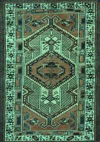 Persian Turquoise Traditional Rug, tr2546turq