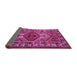 Sideview of Persian Pink Traditional Rug, tr2546pnk