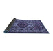 Sideview of Persian Blue Traditional Rug, tr2546blu