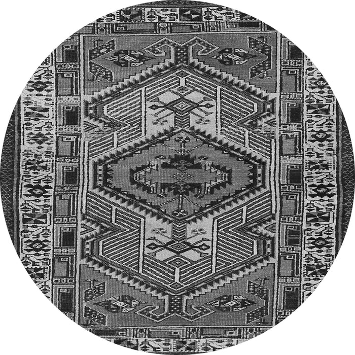 Machine Washable Persian Gray Traditional Rug, wshtr2546gry