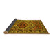 Sideview of Persian Yellow Traditional Rug, tr2546yw