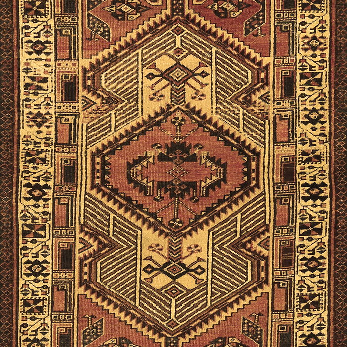 Machine Washable Persian Brown Traditional Rug, wshtr2546brn