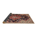 Sideview of Traditional Red Medallion Rug, tr2547