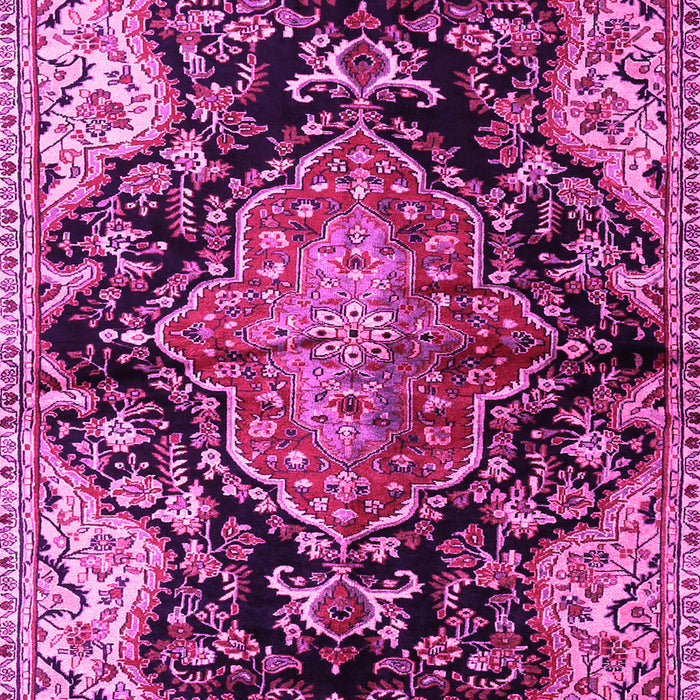 Medallion Pink Traditional Rug, tr2547pnk