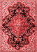 Medallion Red Traditional Area Rugs