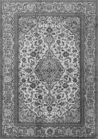 Medallion Gray Traditional Rug, tr2548gry