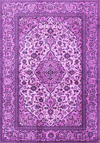 Medallion Purple Traditional Rug, tr2548pur