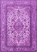 Medallion Purple Traditional Rug, tr2548pur