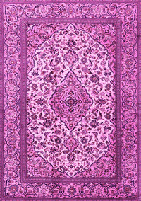 Medallion Pink Traditional Rug, tr2548pnk