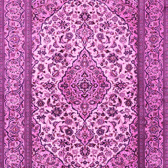 Medallion Pink Traditional Rug, tr2548pnk
